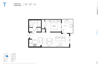 1 Bedroom, 1 Bathroom (T Plan)